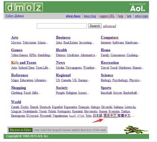 美国亚马逊分类目录www.dmoz.org
